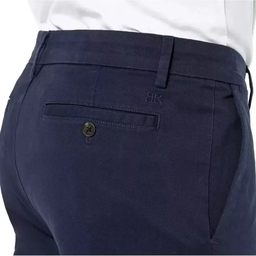 Banana Republic Men’s Cotton Chino Pant 36x30 Blue Slim Straight Fit